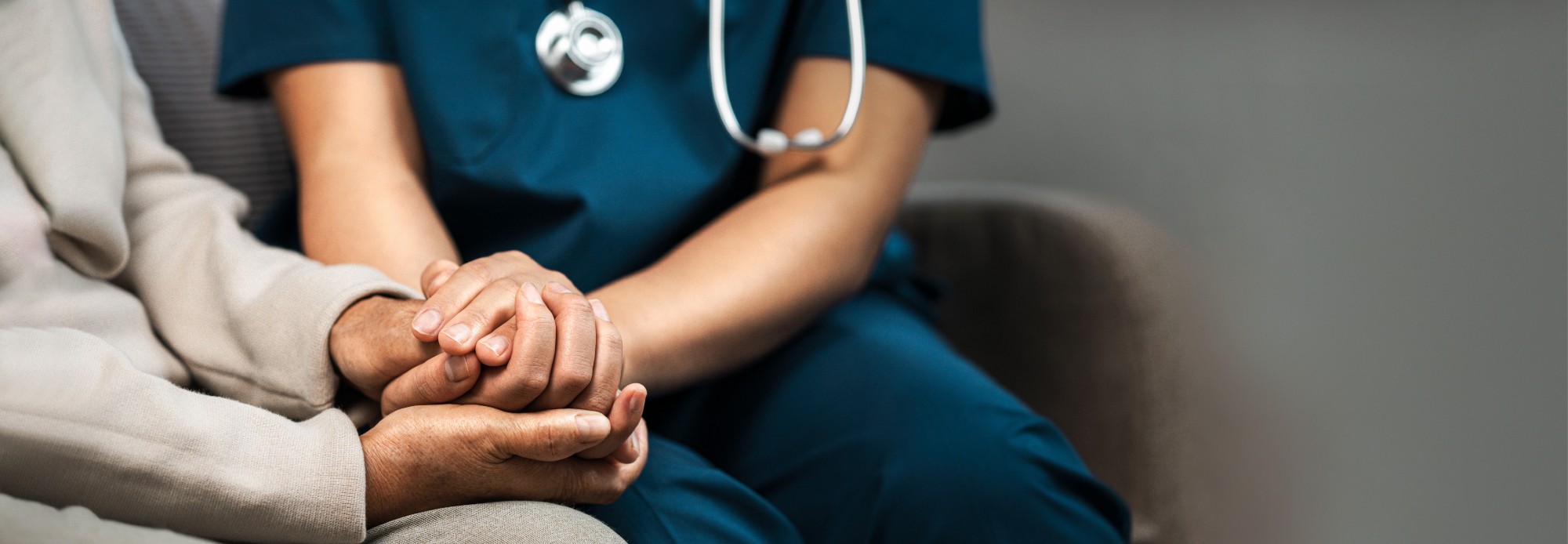 Provider Comforts Patient